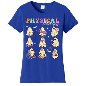 Ghost Physical Therapy Physical Therapist Halloween Groovy Women's T-Shirt