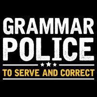 Grammar Police To Serve And Correct Funny Costume Idea Gift Sustainable Bucket Hat