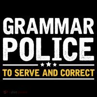 Grammar Police To Serve And Correct Funny Costume Idea Gift Mug