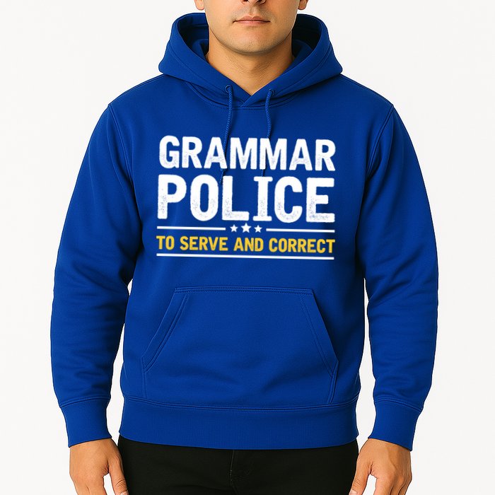 Grammar Police To Serve And Correct Funny Costume Idea Gift Hoodie