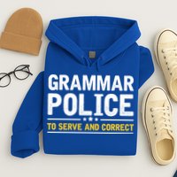Grammar Police To Serve And Correct Funny Costume Idea Gift Hoodie