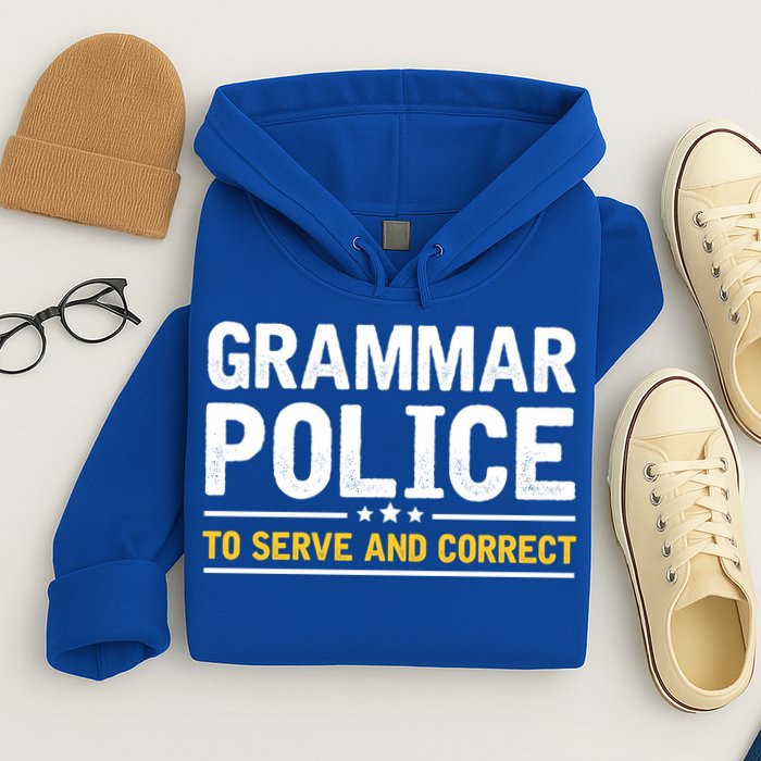 Grammar Police To Serve And Correct Funny Costume Idea Gift Hoodie