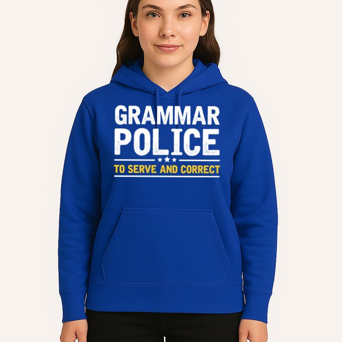Grammar Police To Serve And Correct Funny Costume Idea Gift Hoodie