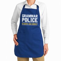 Grammar Police To Serve And Correct Funny Costume Idea Gift Apron