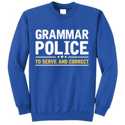 Grammar Police To Serve And Correct Funny Costume Idea Gift Sweatshirt