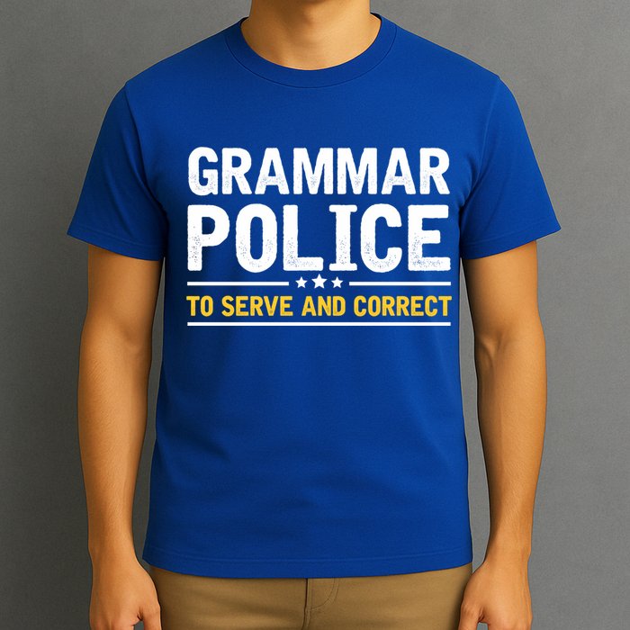 Grammar Police To Serve And Correct Funny Costume Idea Gift T-Shirt