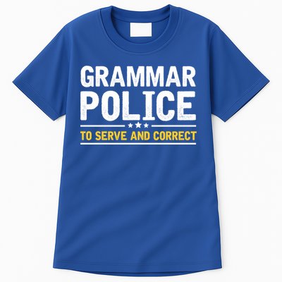 Grammar Police To Serve And Correct Funny Costume Idea Gift Tall T-Shirt