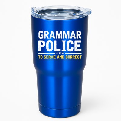 Grammar Police To Serve And Correct Funny Costume Idea Gift Tumbler