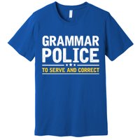 Grammar Police To Serve And Correct Funny Costume Idea Gift Premium T-Shirt