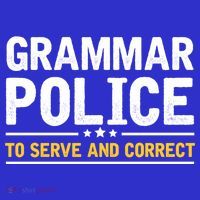 Grammar Police To Serve And Correct Funny Costume Idea Gift Tank Top