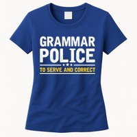 Grammar Police To Serve And Correct Funny Costume Idea Gift Womens T-Shirt