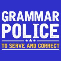Grammar Police To Serve And Correct Funny Costume Idea Gift Zip Tote Bag