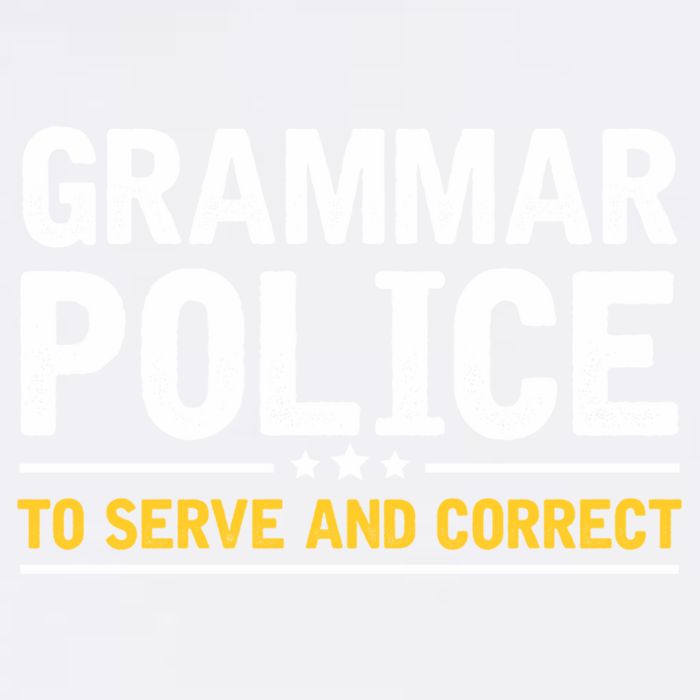 Grammar Police To Serve And Correct Funny Costume Idea Gift Garment-Dyed Sweatshirt