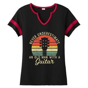 Guitar Player Teacher Funny Acoustic Guitar Lover Musician Ladies Halftime Notch Neck Tee