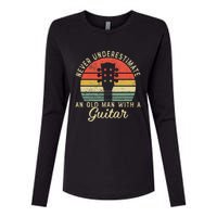 Guitar Player Teacher Funny Acoustic Guitar Lover Musician Womens Cotton Relaxed Long Sleeve T-Shirt