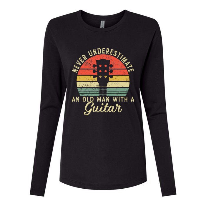 Guitar Player Teacher Funny Acoustic Guitar Lover Musician Womens Cotton Relaxed Long Sleeve T-Shirt