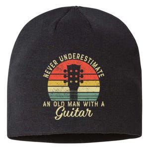 Guitar Player Teacher Funny Acoustic Guitar Lover Musician Sustainable Beanie