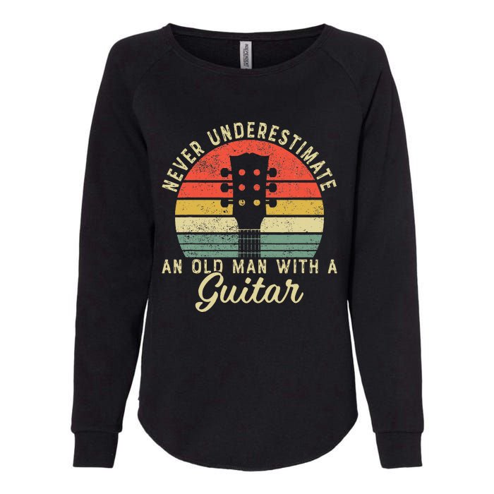 Guitar Player Teacher Funny Acoustic Guitar Lover Musician Womens California Wash Sweatshirt