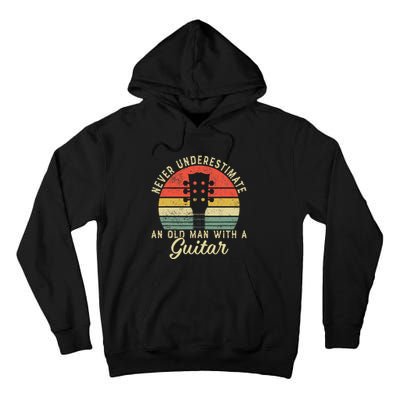 Guitar Player Teacher Funny Acoustic Guitar Lover Musician Tall Hoodie