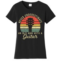 Guitar Player Teacher Funny Acoustic Guitar Lover Musician Women's T-Shirt