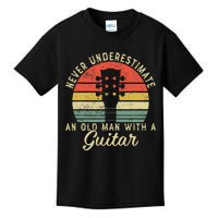 Guitar Player Teacher Funny Acoustic Guitar Lover Musician Kids T-Shirt