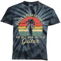 Guitar Player Teacher Funny Acoustic Guitar Lover Musician Kids Tie-Dye T-Shirt