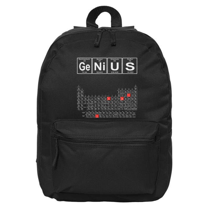 Genius Periodic Table Genius S 16 in Basic Backpack