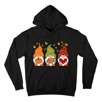 Gnomes Pumpkin Turkey Thanksgiving Day Cute Fall Autumn Hoodie