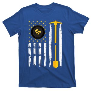 Gold Panning Us Flag Gold Panner Gold Prospecting T-Shirt