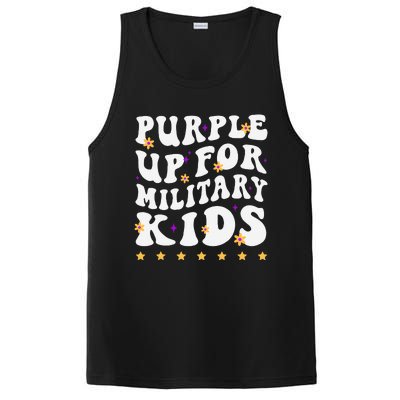 Groovy Purple Up For Military Military Child Month PosiCharge Competitor Tank