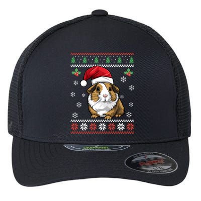 Guinea Pig Ugly Christmas Xmas Dults Swea Flexfit Unipanel Trucker Cap