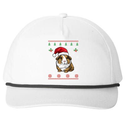 Guinea Pig Ugly Christmas Xmas Dults Swea Snapback Five-Panel Rope Hat