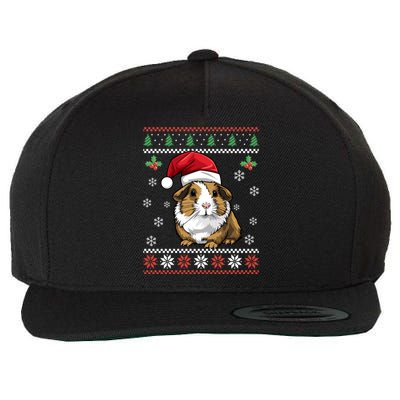 Guinea Pig Ugly Christmas Xmas Dults Swea Wool Snapback Cap