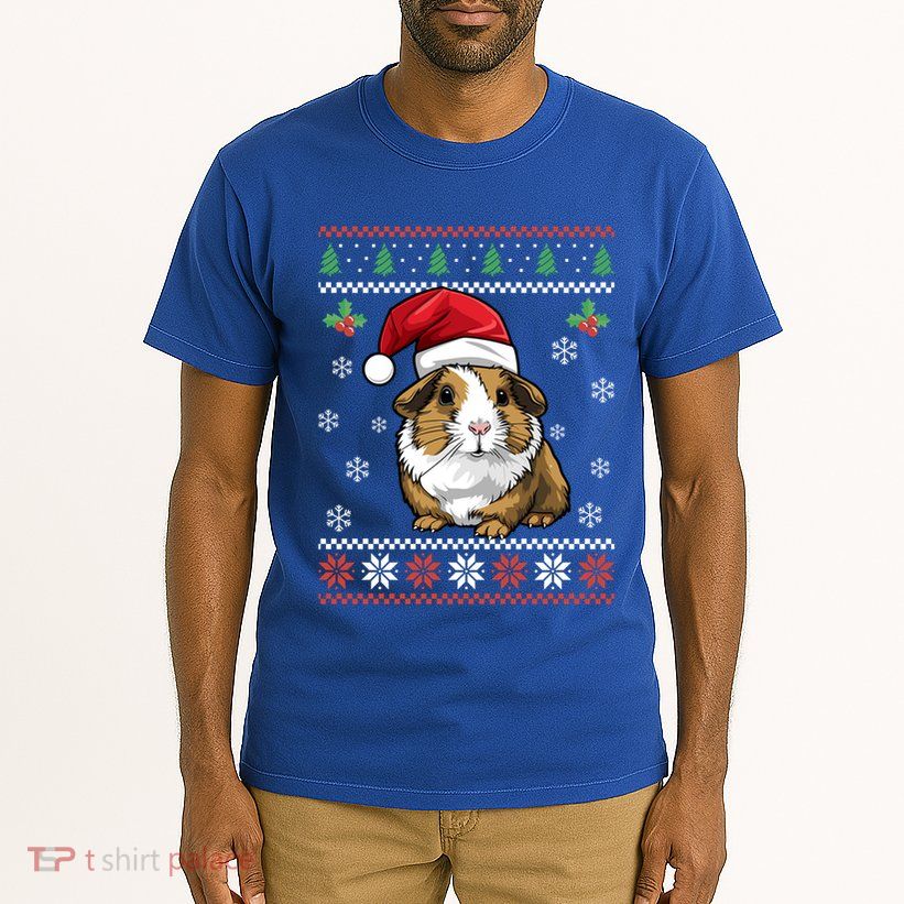 Guinea Pig Ugly Christmas Xmas Dults Swea Tall T-Shirt