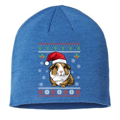 Guinea Pig Ugly Christmas Xmas Dults Swea Sustainable Beanie