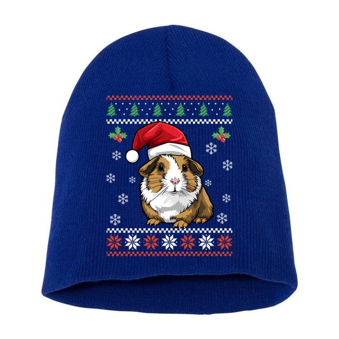 Guinea Pig Ugly Christmas Xmas Dults Swea Short Acrylic Beanie