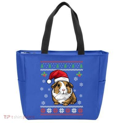 Guinea Pig Ugly Christmas Xmas Dults Swea Zip Tote Bag