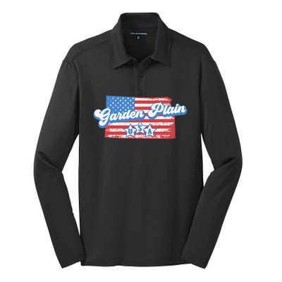 Garden Plain USA Silk Touch Performance Long Sleeve Polo