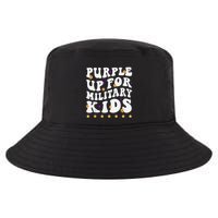 Groovy Purple Up For Military Kid Military Child Month Cool Comfort Performance Bucket Hat