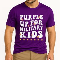 Groovy Purple Up For Military Kid Military Child Month Performance Shirt