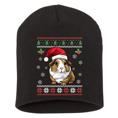 Guinea Pig Ugly Christmas Funny Gift Xmas Short Acrylic Beanie