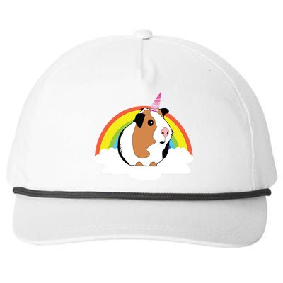 Guinea Pig Unicorn Shirts Cute Guinea Pig Snapback Five-Panel Rope Hat