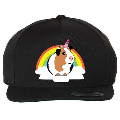 Guinea Pig Unicorn Shirts Cute Guinea Pig Wool Snapback Cap