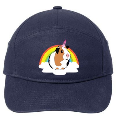 Guinea Pig Unicorn Shirts Cute Guinea Pig 7-Panel Snapback Hat