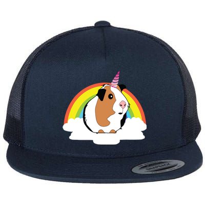 Guinea Pig Unicorn Shirts Cute Guinea Pig Flat Bill Trucker Hat