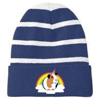 Guinea Pig Unicorn Shirts Cute Guinea Pig Striped Beanie with Solid Band