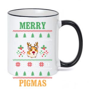 Guinea Pig Ugly Christmas 11oz Black Color Changing Mug