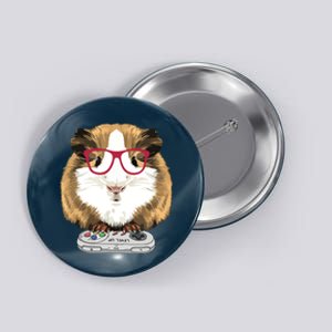 Guinea Pig Video Game Wildlife Animal Guinea Pig Gamers Button