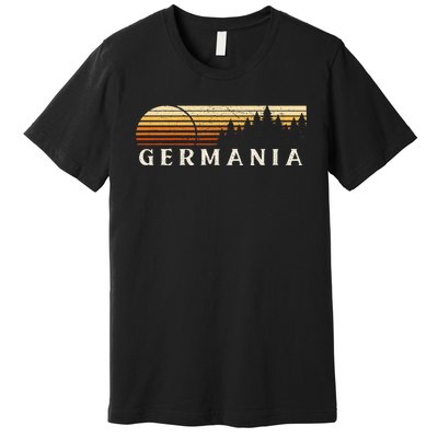 Germania Pa Vintage Evergreen Sunset Eighties Premium T-Shirt