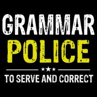 Grammar Police Wo And Funny Costume Idea Impact Tech Backpack